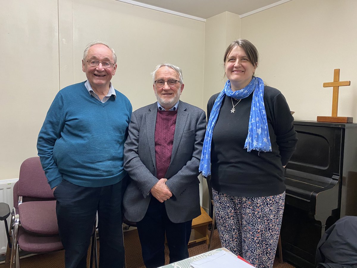 Dr Stanley Pearson opens tonight’s new series of talks for Concord Interfaith Fellowship by discussing Christian Perspectives on Freedom and Enslavement. Photograph of Dr Stanley Pearson with John Summerwill and Jay Anderson, Co-Chairs of Concord Interfaith Fellowship