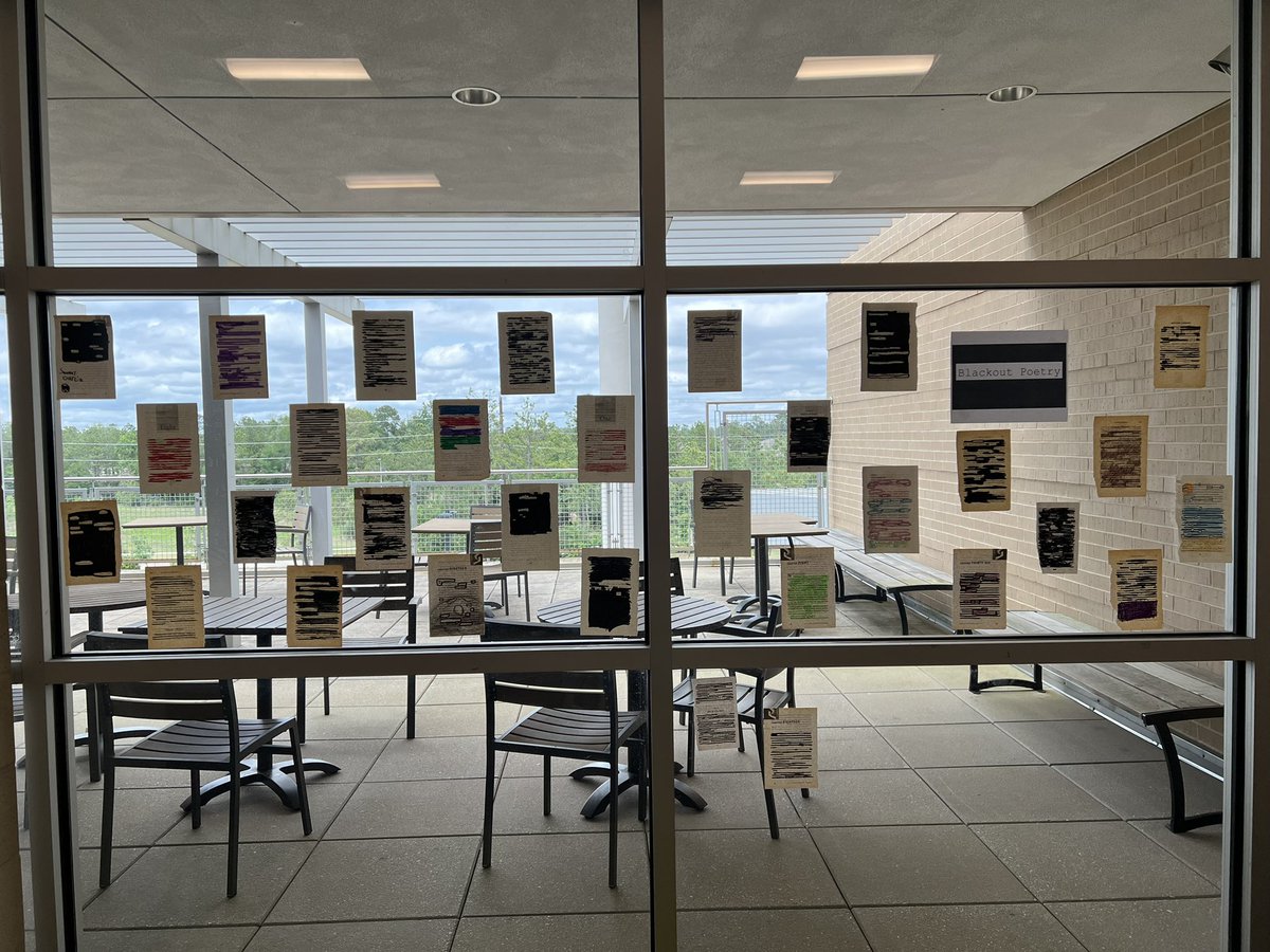 Mrs_Slawson's tweet photo. The fan favorites from today! #blackoutpoetry https://t.co/HILIC8ZXnw