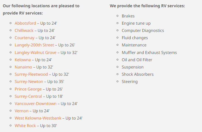 BBMACofficial's tweet image. Schedule your appt and get your RV road ready for the upcoming season. 
These locations are pleased to offer the following services: 
budgetbrake.com/services/other… 
#travelthursday #rvrepair #rvservicing #travelbc #hellobc