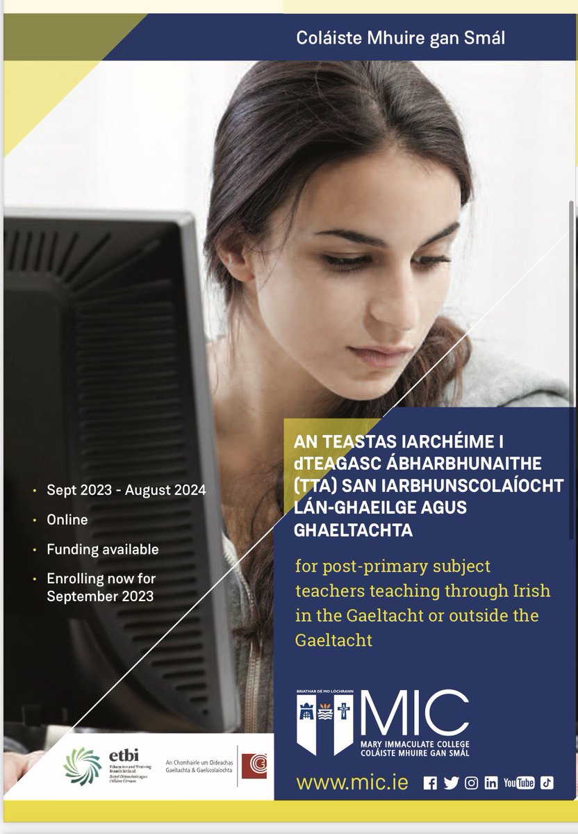 An Teastas i dTeagasc Ábharbhunaithe tweet media