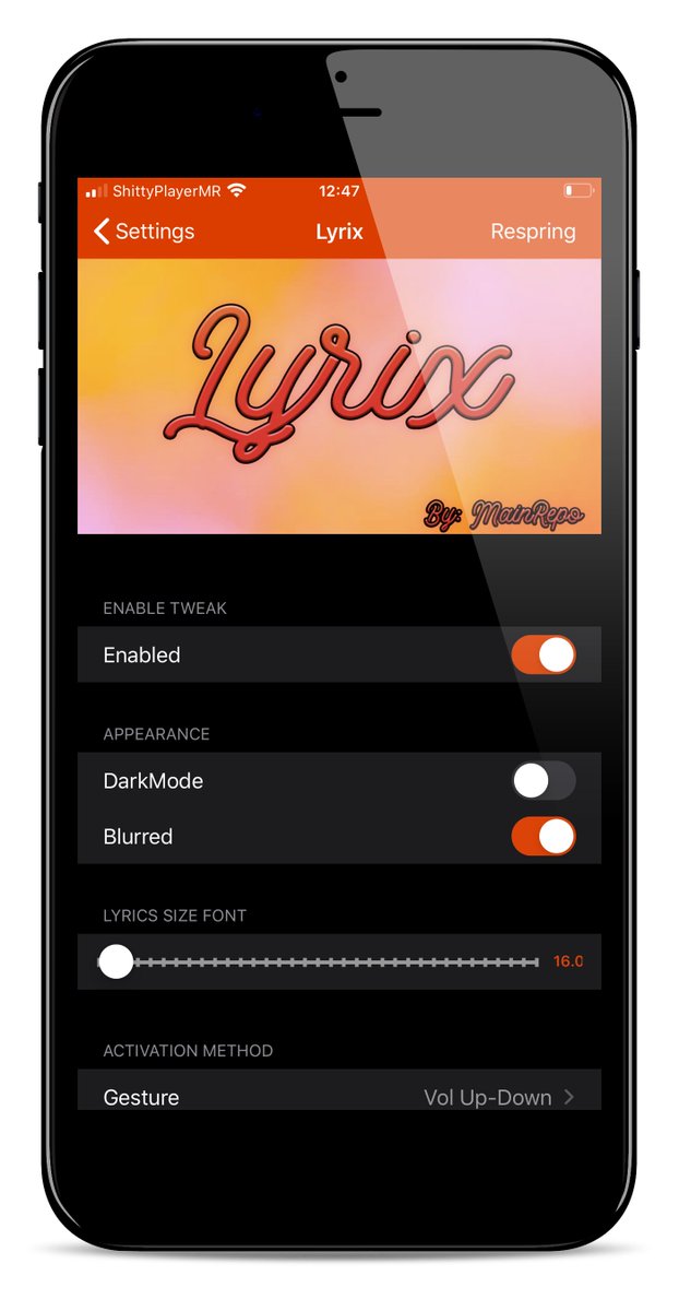 _mainrepo's tweet image. We always care about giving you the best, check out this Tweak

⚙️Lyrix
*Get Lyrics from anywhere
📱11.2 - 14.2

🔗mrepo.org
#Lyrix #Tweak #cydia #mainrepo