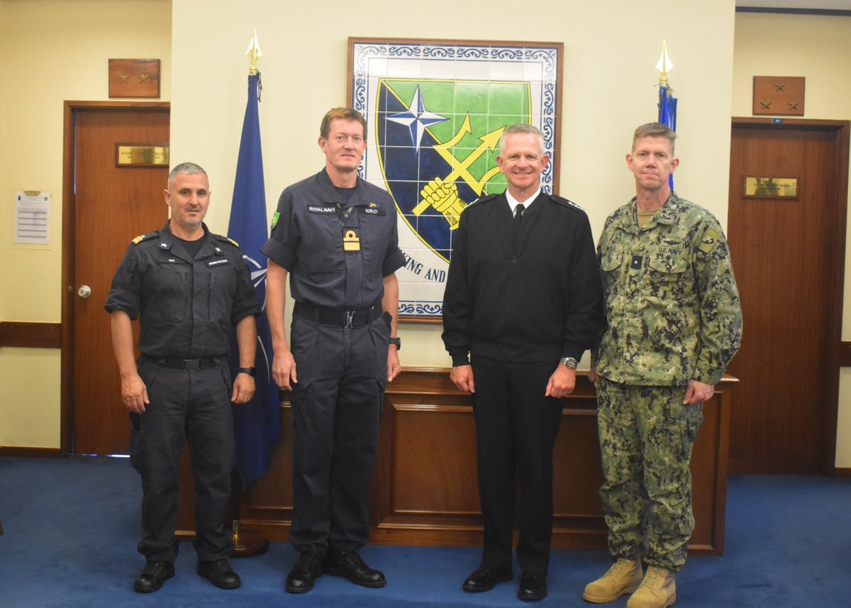 20 April 2023, Vice Admiral Dwyer visited @STRIKFORNATO in Portugal and was briefed on future #NATO vigilance activities and exercises including #FormidableShield, a multi-national live-fire, Integrated Air and Missile Defense exercise, coming soon!
#WeAreNATO #DeterandDefend