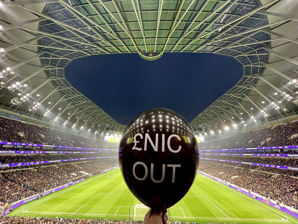 Sometimes one picture says it all 
       🟣🟡Time for change 🟣🟡

#Spurs #THFC #COYS #Tottenham 
#ENICOut #LevyOut #TOTMANU