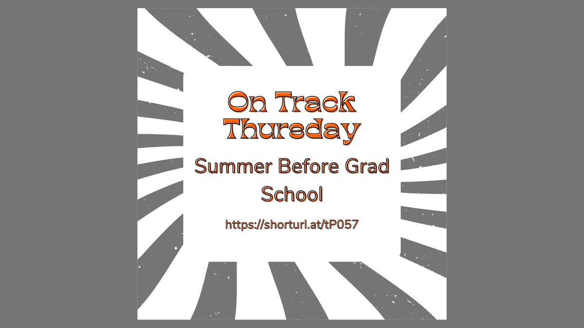 OSUSSS's tweet image. If you’re preparing to start graduate school this year. Take a look at these tips to help you make the most of your summer break before starting the advanced degree. #ontrackthursday #okstate #triosss #trioworks