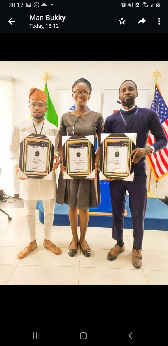 lilian_efobi's tweet image. To our amazing panel who also served as Judges for GDDF 2023 Nigeria Hackathon, thank you for a job well done.

Thanks to @TechChange for the support.

#GDDF2023 
#GDDFdelegate
#GDDFNigeria 
#USAID 
#Chemonics 
#Deloitte 
#TechChange 
#DAIGlobal 
#Google 
#RTI_Intl 
@TechChange