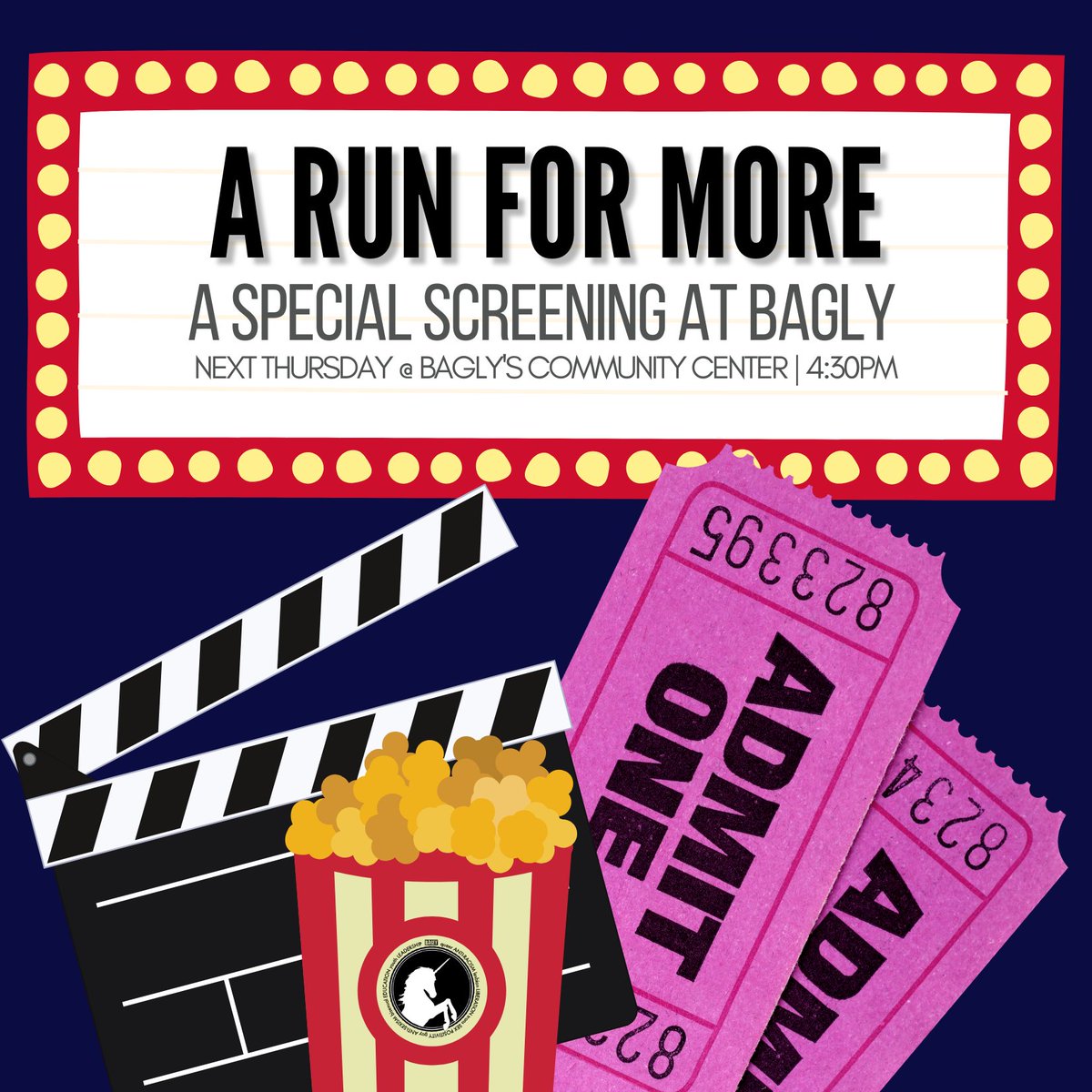 BAGLYinc's tweet photo. It's not too late to join us for our watch party for "A Run For More" next Thursday afternoon! We'll be following the screening with a discussion of the film. This in-person event is free and open to all LGBTQ+ youth 22 and under. To register, visit https://t.co/9wFc2f2Oc0! https://t.co/Yi9W7AESMB