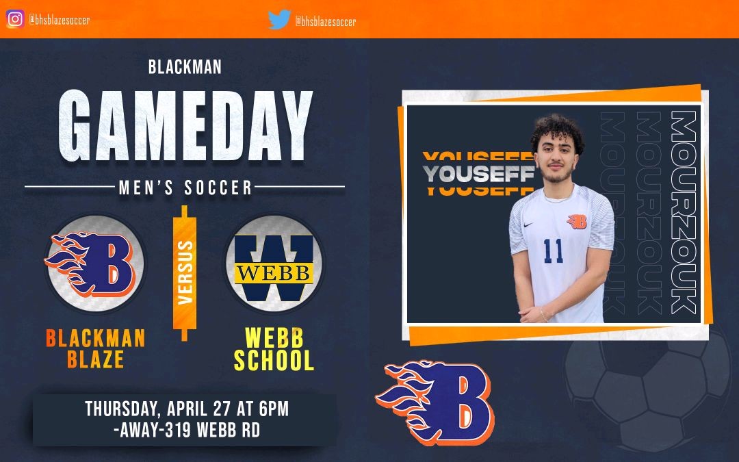 GAME DAY!!!

The Blaze varsity squad travels to Webb School this evening in a clash of two unbeaten squads.