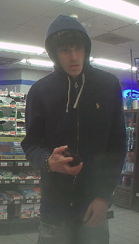 TPD_Robbery's tweet photo. ARMED ROBBERY: On 04/09/23, Four suspects entered Circle K (1735 W Speedway) and robbed an employee at gunpoint. If you recognize these suspects, contact 88-Crime. You can remain anonymous. @OperationsWest https://t.co/MwLuY87w7b