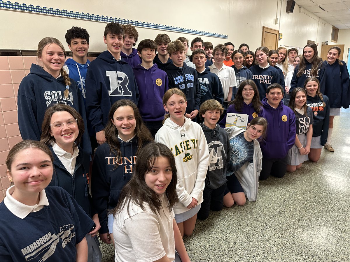 Our 8th graders are going places!  We will miss you - can't wait to hear about your upcoming adventures!