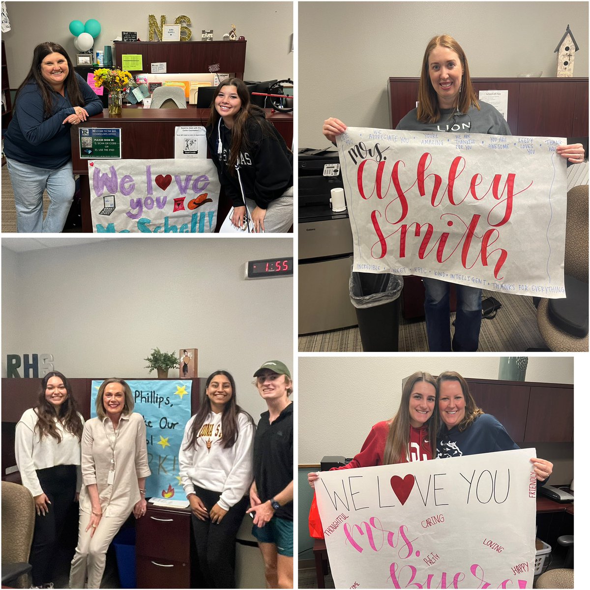 What AMAZING staff we have on campus! Shout out to these ladies who are always helpful and do such a stellar job. #AdministrativeProfessionalDay #RHSRoar