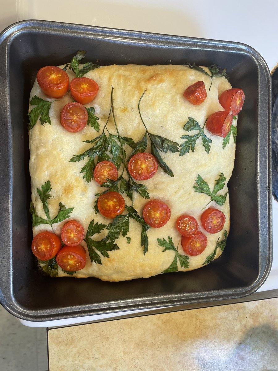 Ms_Sangalli's tweet photo. Event Planning cooking up some focaccia today! @StPatricksOCSB https://t.co/ptr5jzy2tt
