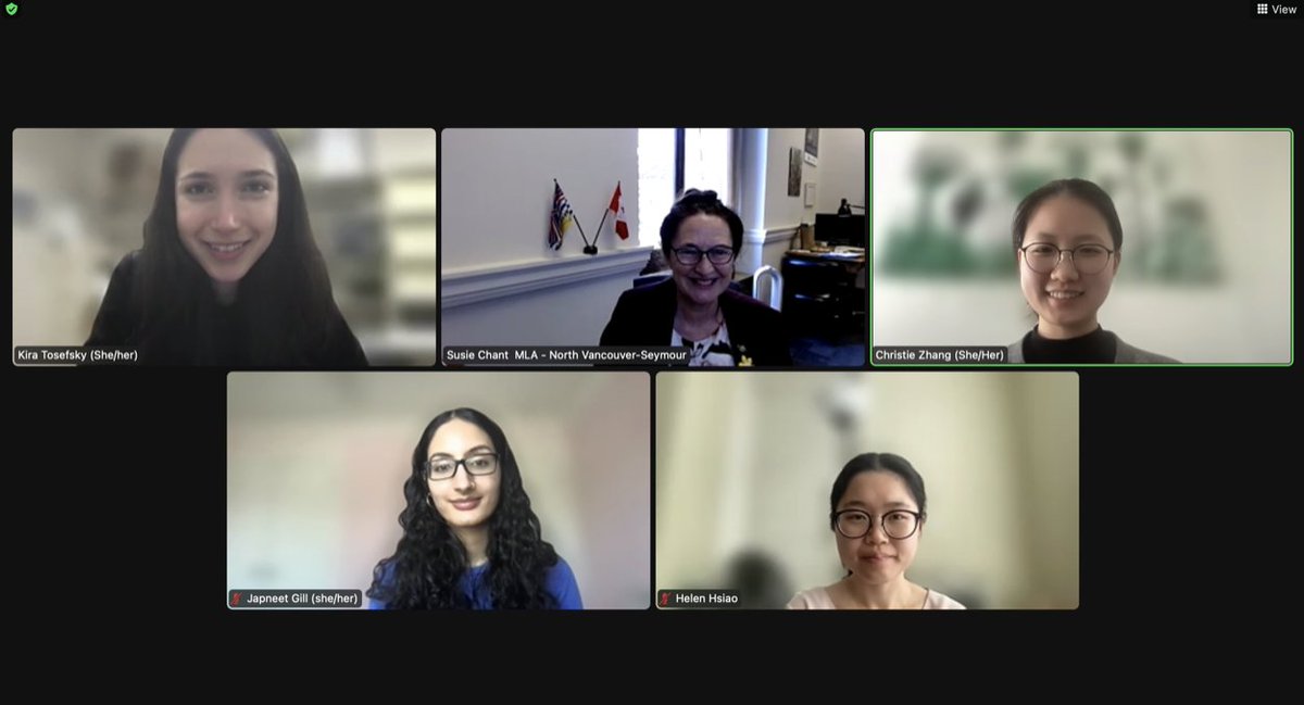 UBCMedicinePAC's tweet photo. Thanks so much, @SusieChant_nvs, for meeting with us and discussing our policy paper this year. #bcpoli #ReduceSurgicalWaitlists #MedStudentsForAccessibleSurgery https://t.co/0WwEk6wImz