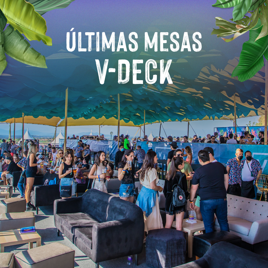 festivalvaiven's tweet photo. Vive la experiencia más exclusiva de Vaivén en nuestras mesas #VDECK. ¡Últimas reservaciones abiertas! Escribe a nuestro Concierge vía WhatsApp en el siguiente link ➡️ https://t.co/8qs7VGcBgM
#V2023 #Vaivén2023 #FestivalVaivén https://t.co/a6HoSfvf5A