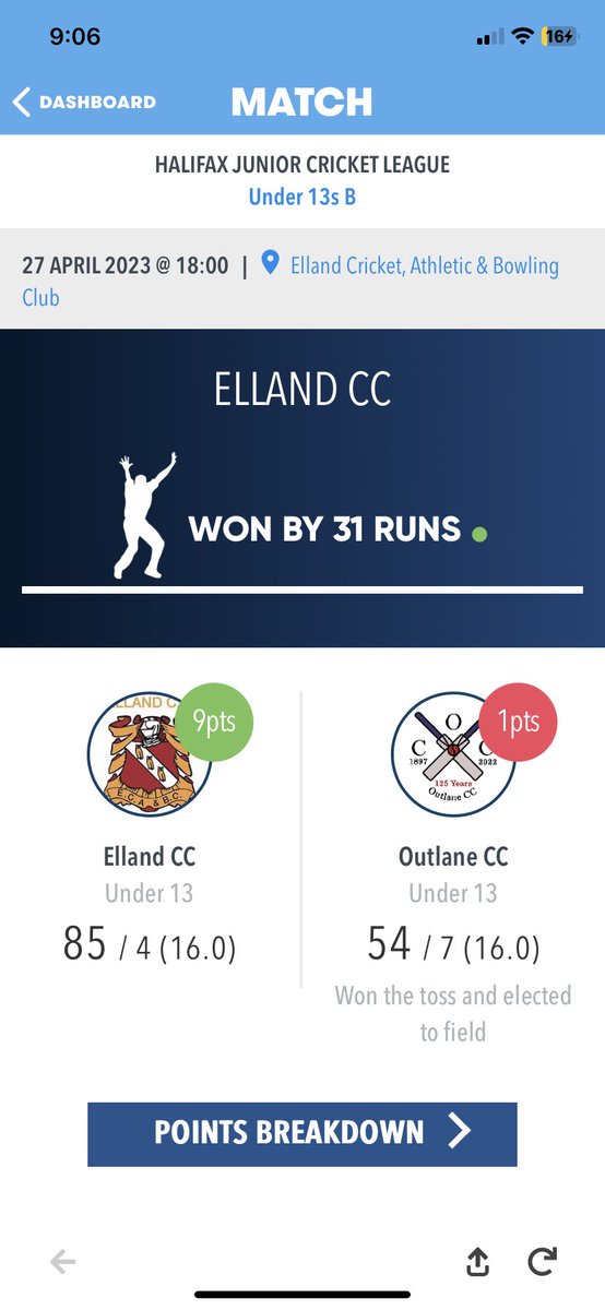 Outlane Cricket Club tweet media
