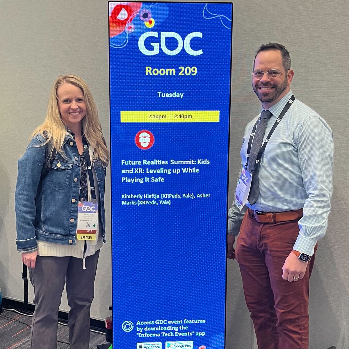 Last month Drs. Hieftje and Marks spoke at the Future Realities Summit at #GDC. Their talk is now available on the GDC Vault. See their presentation for insight into XR use with kids and the future of #XR integration in pediatric populations. bit.ly/3n99NbO