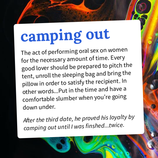 Urban Dictionary on Twitter "camping out https//buff.ly/3HoCnN5"