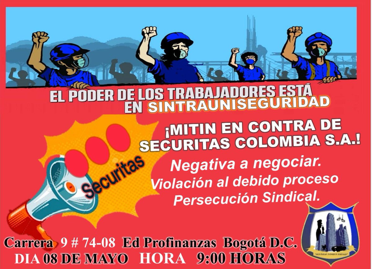 sintrauniseguridad tweet media