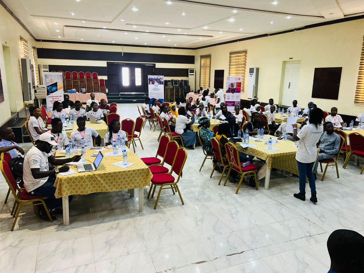 RiaInitiative's tweet photo. Yesterday, we had the pleasure of hosting an in-person Youth in Evaluation Week 2023.
The event Becoming a Global Solution; preparing the Youth for the world of work, had in representation serving Corps members, recent graduates, and youth from MMC and Jere LGA...

#Eval4Action https://t.co/iYE7cANPCN