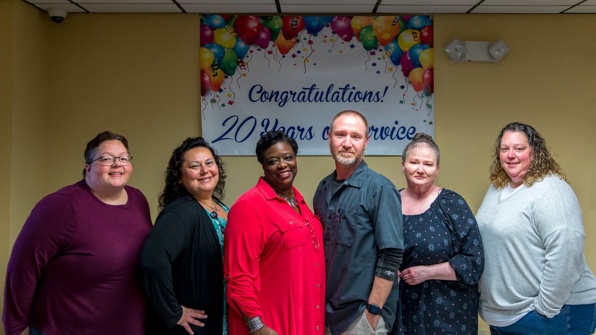 Today we added 6 more members to our 20 year club! Thank you all for your many years of hard work, we could not do what we do without you! #20yearclub #tenure #employeeanniversary #twentyyears #protectwhatyouvalue #thankfulthursday
