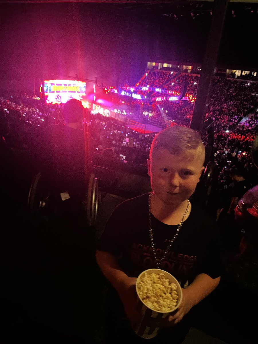 Shanivyy's tweet photo. #WWEManchester a very happy nephew😊 https://t.co/rfTchA0wxs