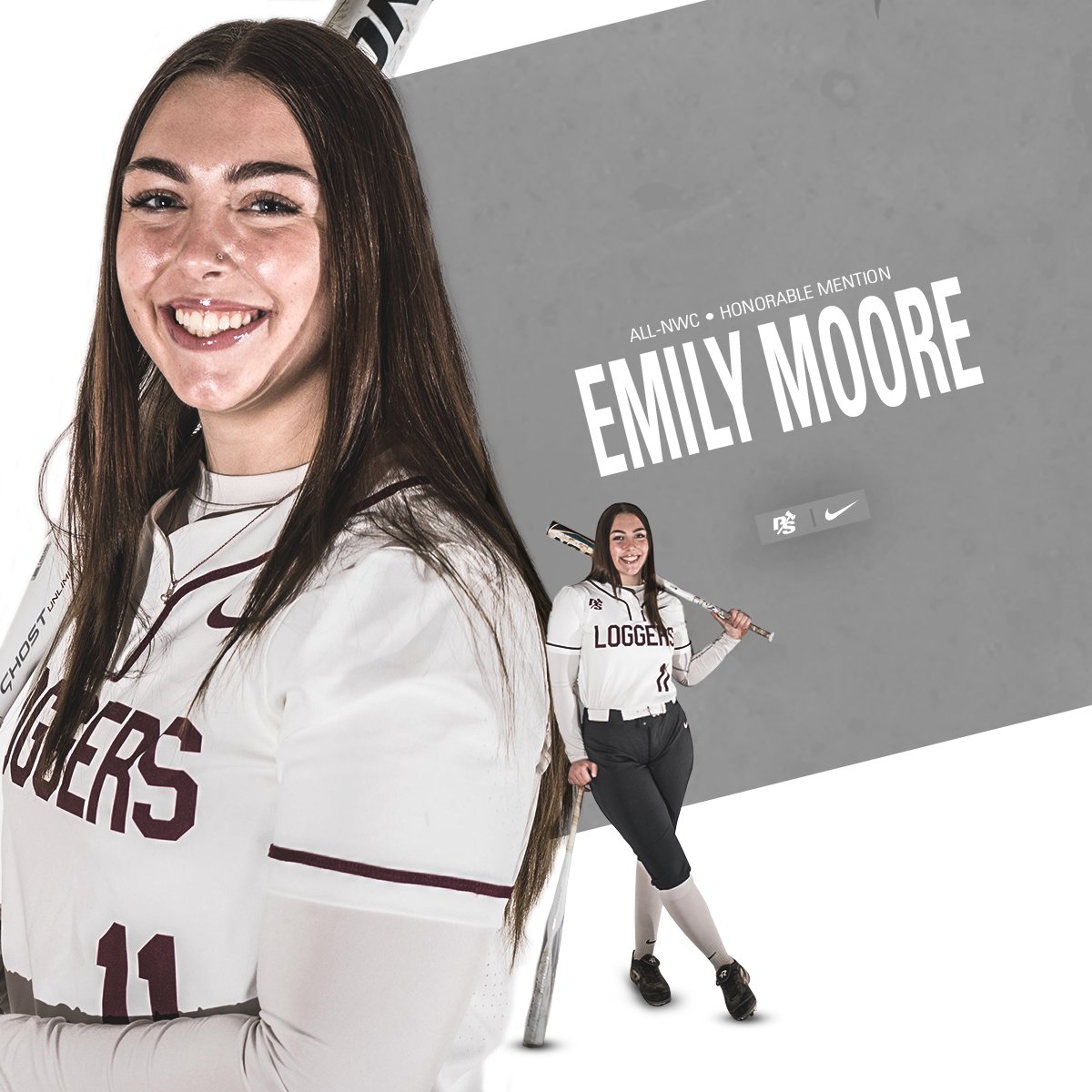 The second All-NWC nod for Savanna Smith, and the first for Emily Moore!