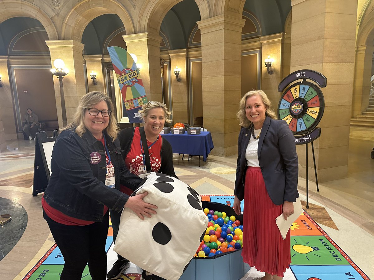 Thanks to @heather_edelson for stopping by! Credit unions are going big on Financial Well-being for all! #mnleg