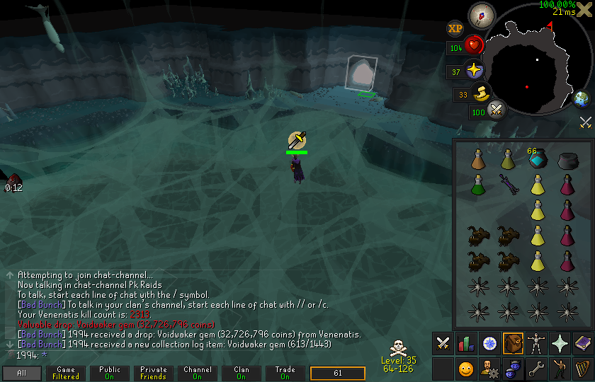 1994_Mash's tweet photo. iron zerk progress update, took ages but its done
we remain 75 attack for the meantime https://t.co/8UDVlhLzyf