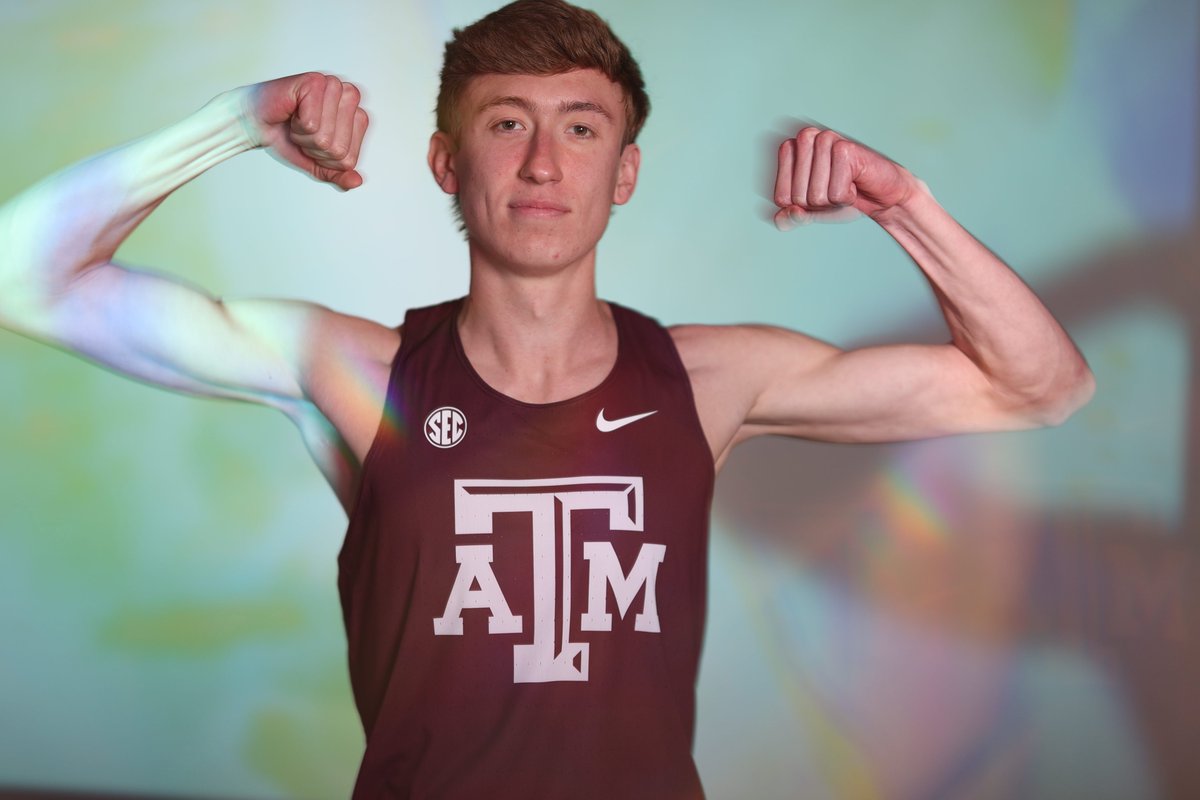 aggietfxc's tweet photo. FLEX ON 'EM, TED 💪

Teddy Radtke recorded a personal best in the 3000m steeplechase, clocking 8:54.00 to place sixth 👏

Radtke improves his No. 6 mark in school history 👍

#GigEm https://t.co/QYBMY5ay99