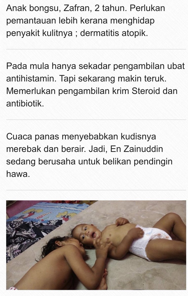 SentuhanKita's tweet photo. Harini nak minta kerjasama semua untuk sebarkan supaya yang lain dapat bantu Encik Zainuddin 

Dengan RM1 pun memadai 🙏🏻

Kita bantu
https://t.co/Y09Nhw5EY8 https://t.co/iYdc1iPlYk