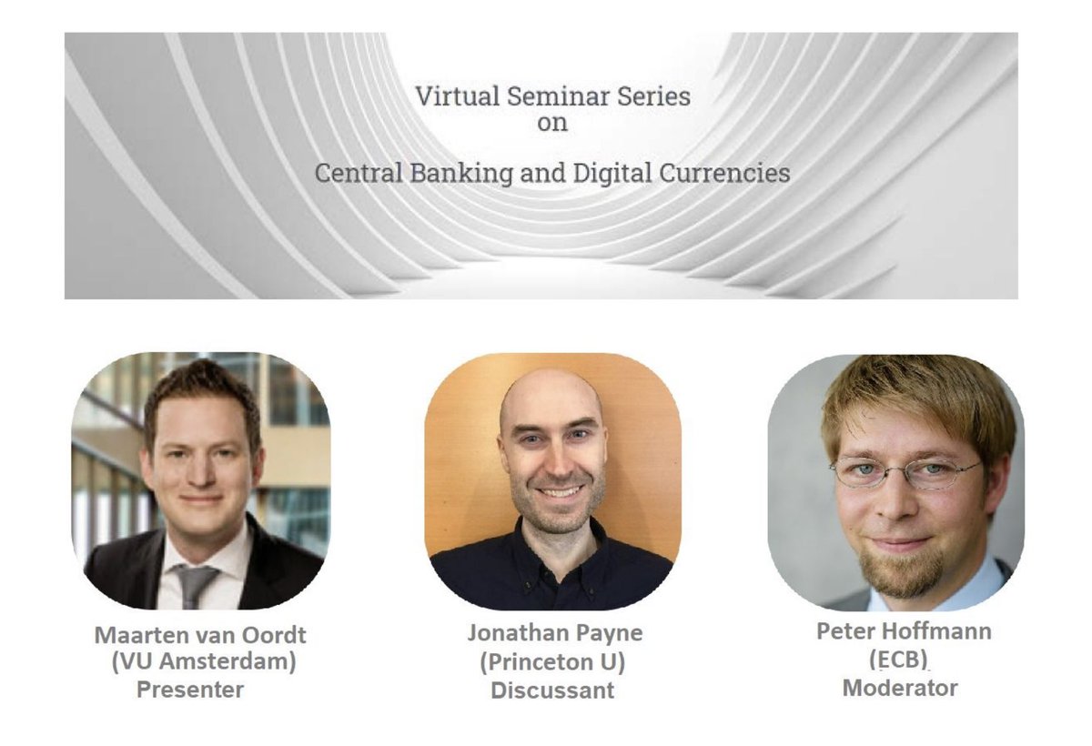 How can programmability improve payments? Is there a demand for it? Don’t miss the CB&amp;DC webinar "The Demand for Programmable Payments" presented by Maarten van Oordt (VU) on April 28. Jonathan Payne (Princeton) will discuss. To register, please visit cbanddc.net