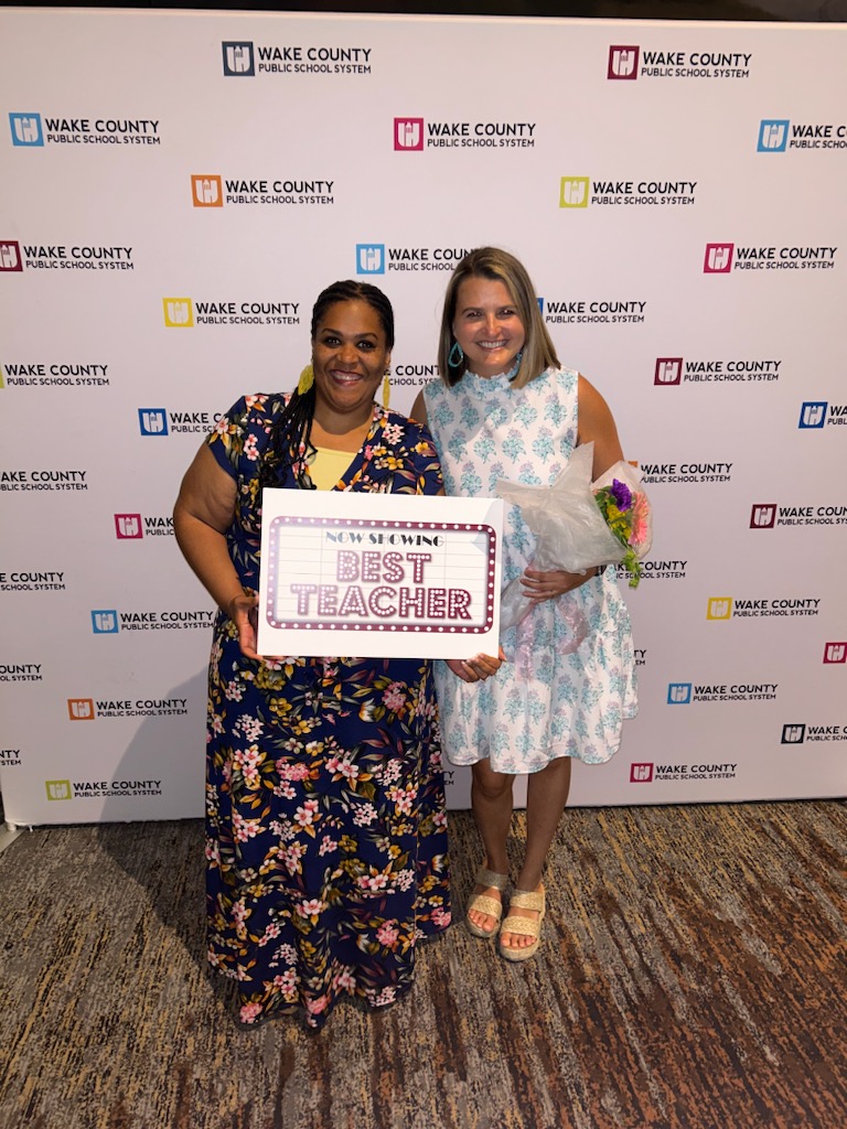 Oh, what a night! Had a ball celebrating <a href="/pgesflyers/">Pleasant Grove Elem</a> 22-23 Teacher of the Year @sheehan4th, who gives 110% every single day