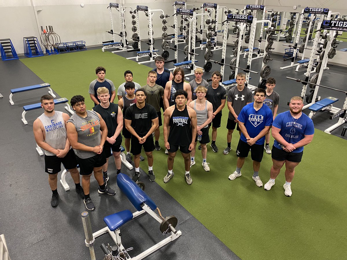 Had some kids really step up and commit to after school weights this spring…..proud of these dudes! #buildingchampions