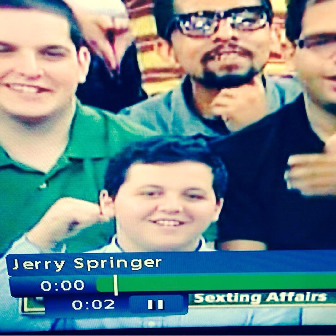 Vowwels's tweet photo. RIP the legend, Jerry Springer https://t.co/JdgJCsBA8w