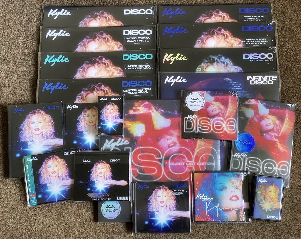 spjury's tweet photo. Thereβs something infinitely satisfying with physical formats β€οΈ
#KylieMinogue #Music #PhysicalFormats #Vinyl #CD #Cassette https://t.co/hZuP6mVz80