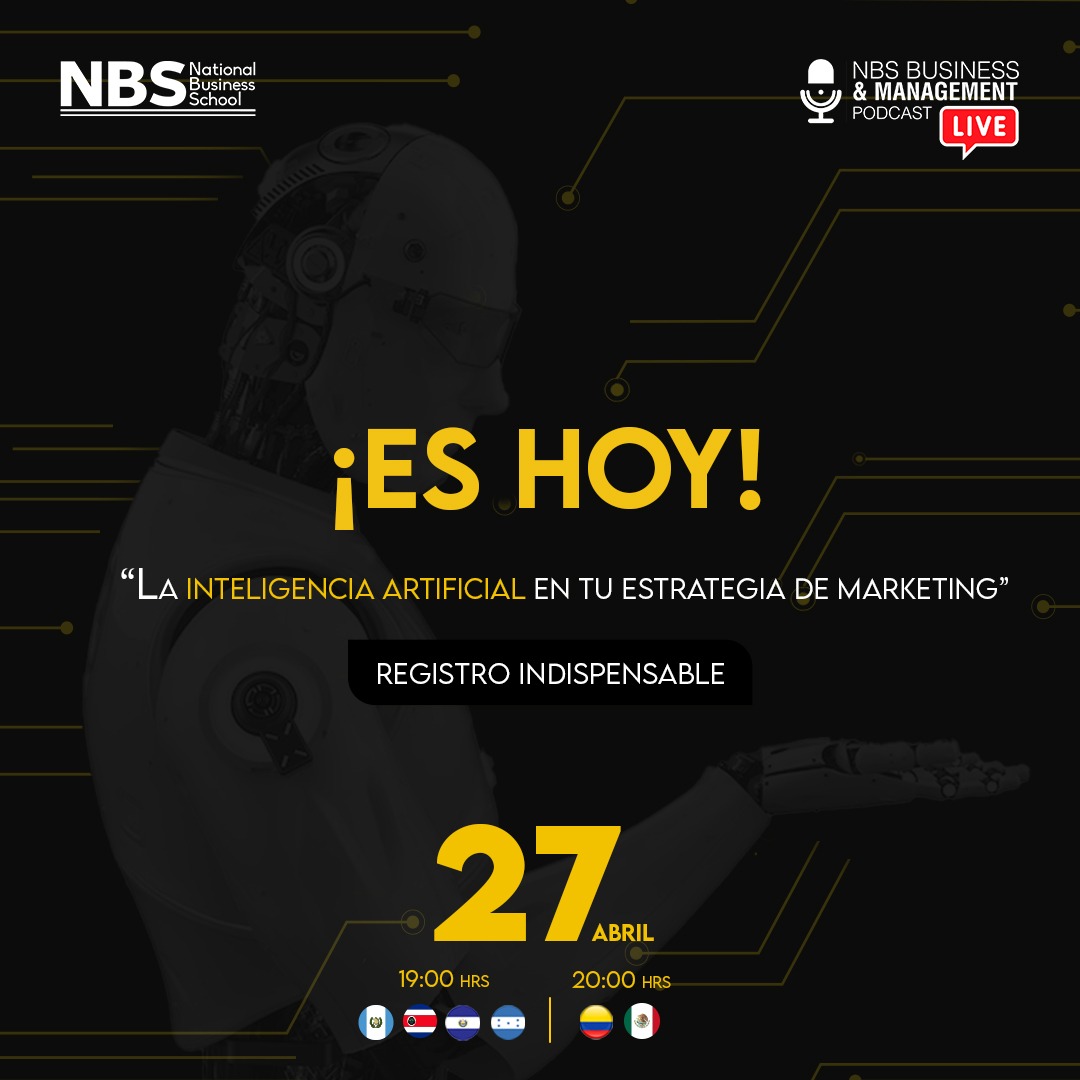 nbsgt's tweet photo. ¡INICIAMOS! Descubre el impacto de la inteligencia artificial en el mundo del marketing. A partir de las 19:00 horas.

¿Quieres saber más sobre el evento? Visita >>> https://t.co/fbWC9HM0YY https://t.co/80pinvju2F