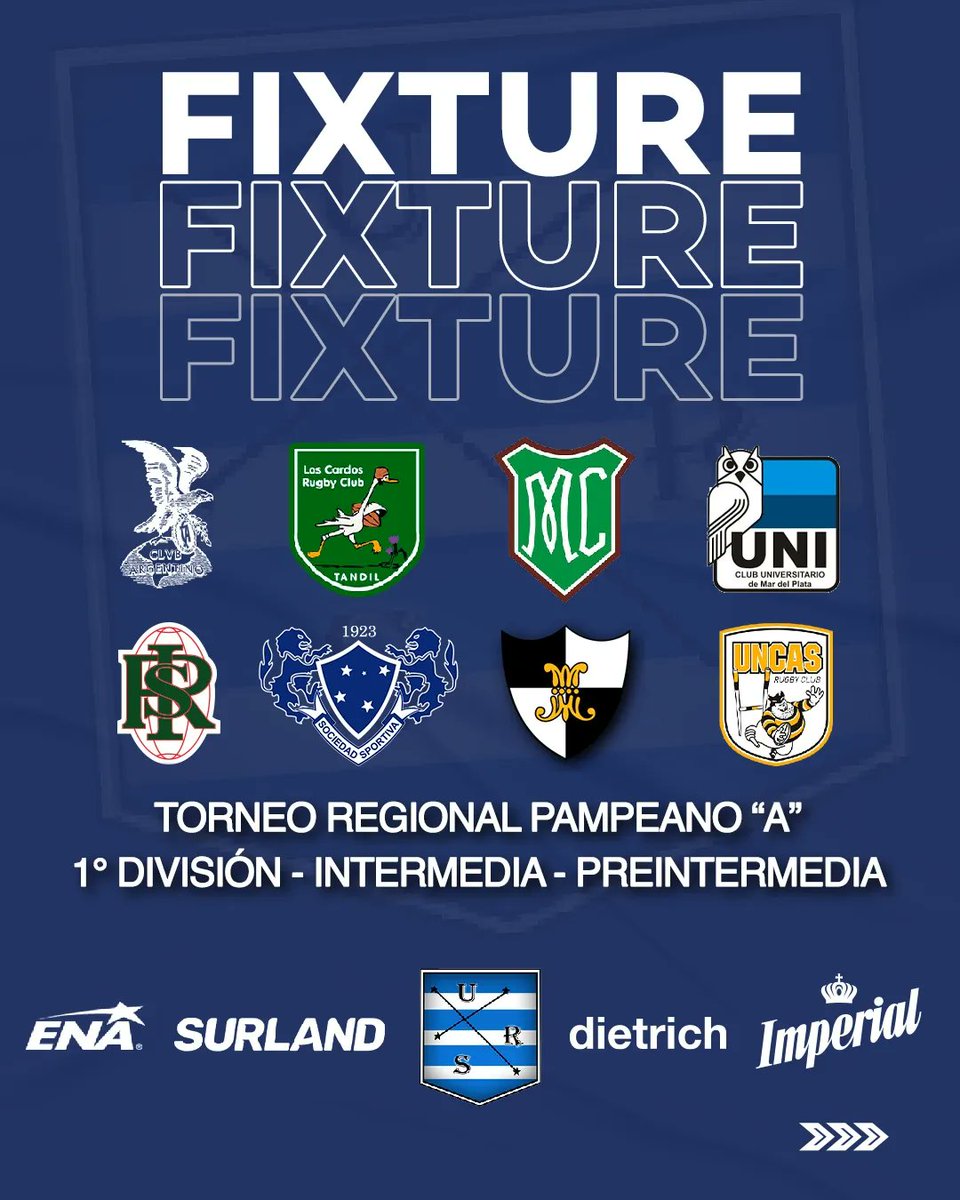Ursrugby's tweet photo. El #TRP "A" se pone en marcha! Tres categorías animarán la XIV edición, #PrimeraDivisión #Intermedia y #Preintermedia

En La Carrindanga, @SocSportiva recibe a @SanIgnacioRugby

@clubargentinobb visitará a @MDPCRUGBYCLUB y @iprsportingclub se cruzará con #Uncas https://t.co/itP37b9BRi