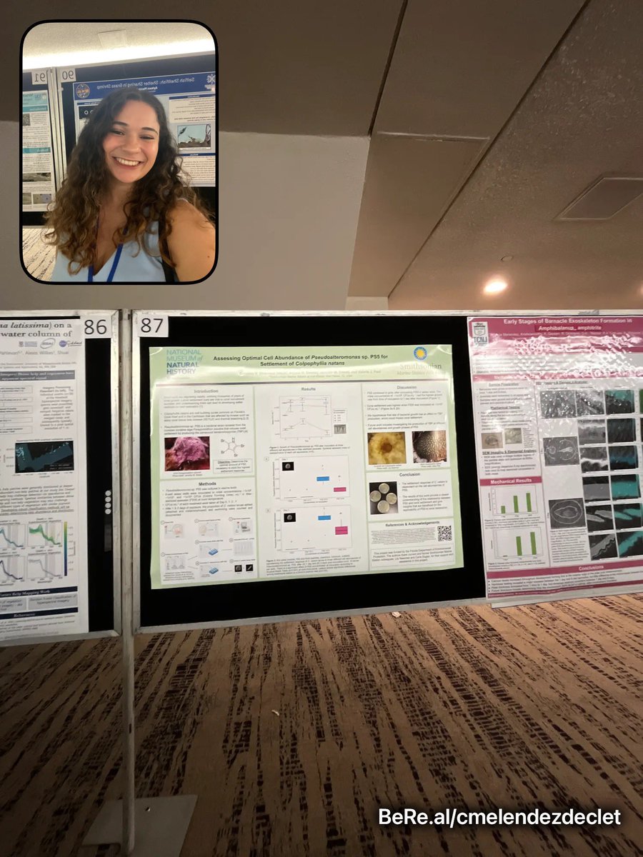 Had such a amazing time at tonight’s poster presentation! Can’t wait for the next few days! #BEM2023