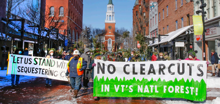 SATURDAY, MAY 13, 10 AM, CHURCH ST, BURLINGTON:

Spring Into Action For Vermont Forests and Climate!

Join us for a rally and march to send a message to the US Forest Service and the Biden Administration that our public forests are #WorthMoreStanding!
savepublicforests.org/events/spring-…