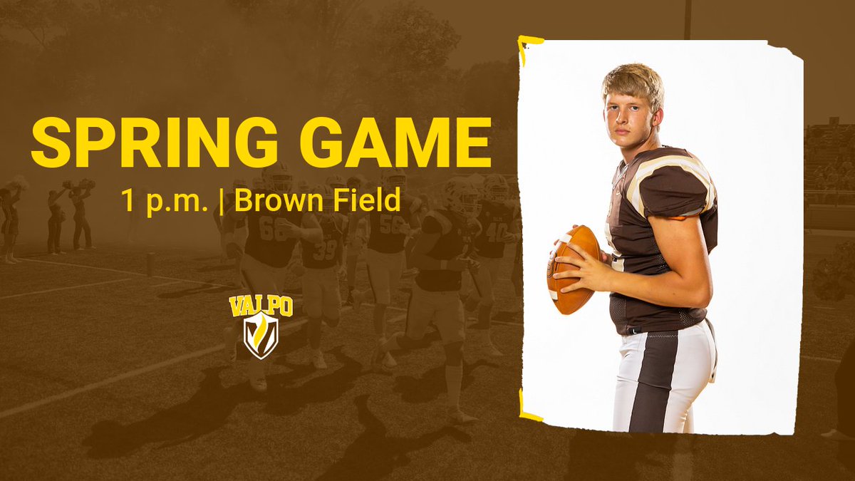 valpoathletics's tweet photo. That's right, it's @valpoufootball gameday! 

🕐: 1 p.m.
📍: Brown Field

#GoValpo https://t.co/keLDFf1xOM