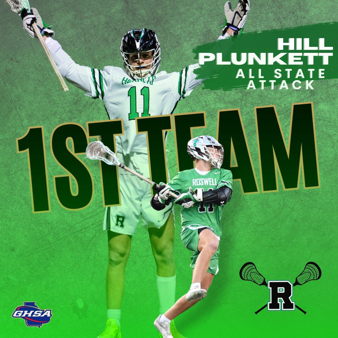 RoswellMensLax's tweet photo. 🐝Congrats to our 1st Team All-State Selections! 🐝 WELLeaRned Alex Lobel, Hill Plunkett, Myles Quandt &amp; Ezra Moore #weR https://t.co/7YIhXLwFaD