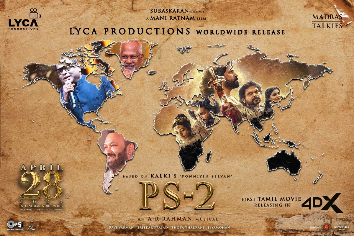 chiyaan's tweet photo. Happy morning all you beautiful people out there!! 💛 
#PonniyanSelvan2 #PS2 https://t.co/vnTMdMvkym