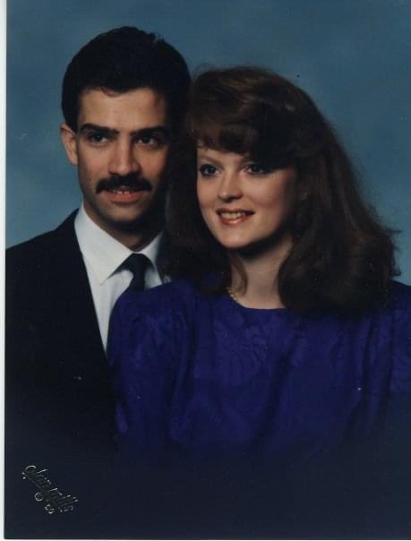 Happy #32 Anniversary to this hunky guy with a mustache! We were so young! ❤️