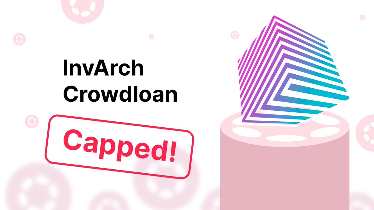 InvArchNetwork's tweet photo. 🚨The InvArch crowdloan has CAPPED OUT🚨

The hard cap goal of 150,000 $DOT to bring InvArch to the @Polkadot relay has been reached‼️

THANK YOU to EVERYONE who has helped make this a reality, without you, we are nothing. Bidding starts tomorrow, now #LFGrow!!! 🔥🔥 https://t.co/5JnGlFz4HV