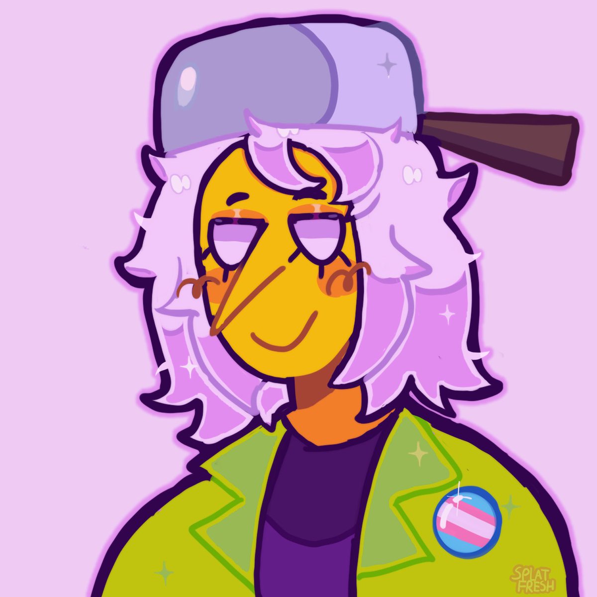 splatfreshuwu's tweet photo. Me caes muy bien y me gustan tus dibujos so quise hacerte un regalito😭🫶🏻 @P4lmerDX https://t.co/LvA4zaNJZc