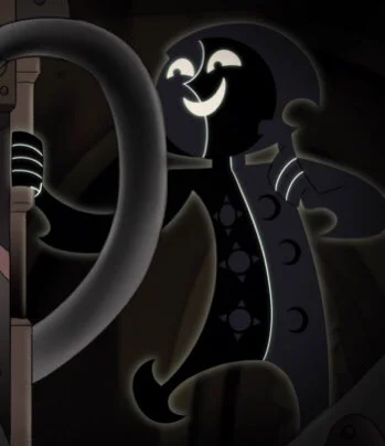When characters faces do this thing