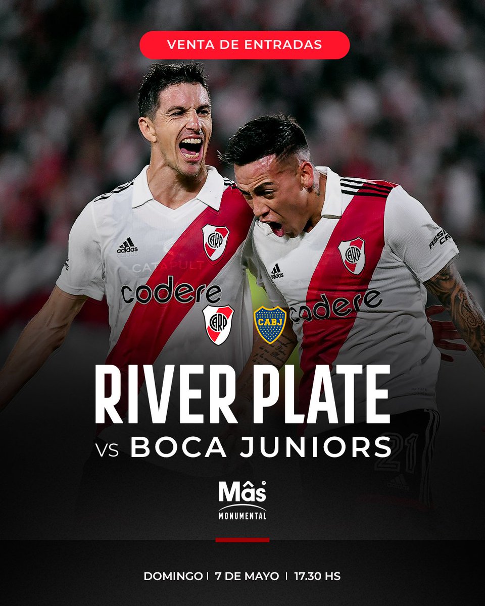 River Plate on Twitter "🏟 Venta de entradas River Plate vs. Boca