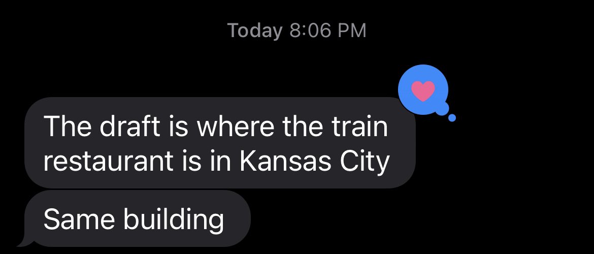 SpursTedLasso's tweet photo. #DraftFacts from Colonel Jibbers.
Trains are fuckin sick #Fact https://t.co/1OmiOheCnO
