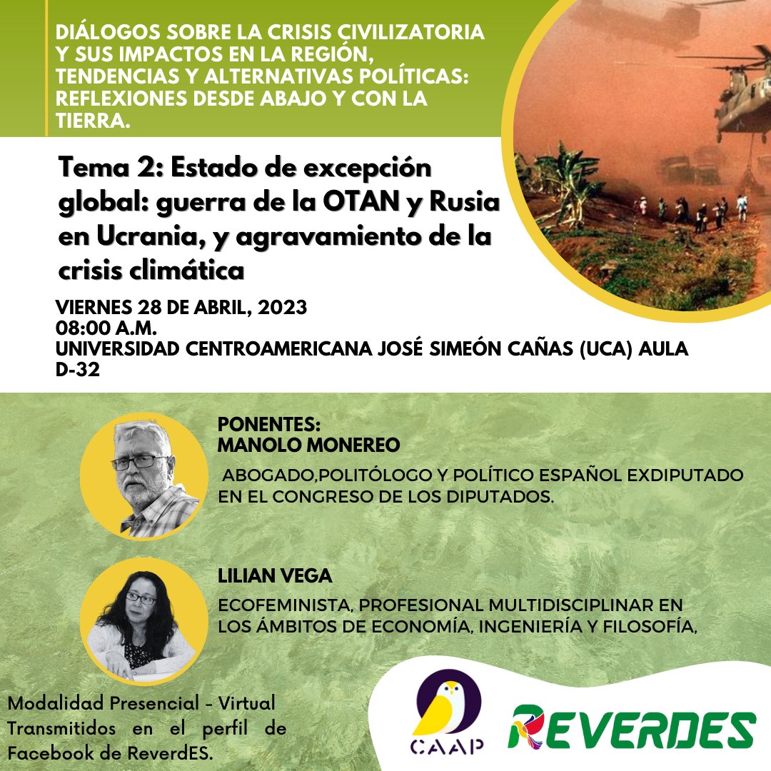 rev_mov's tweet photo. Nos vemos mañana en la UCA 👋🏾💥🌿 

¡Mañana continuamos con nuestro #CiclodeConversatorios! 🌿💦🤓 https://t.co/9FVb2d3N2L