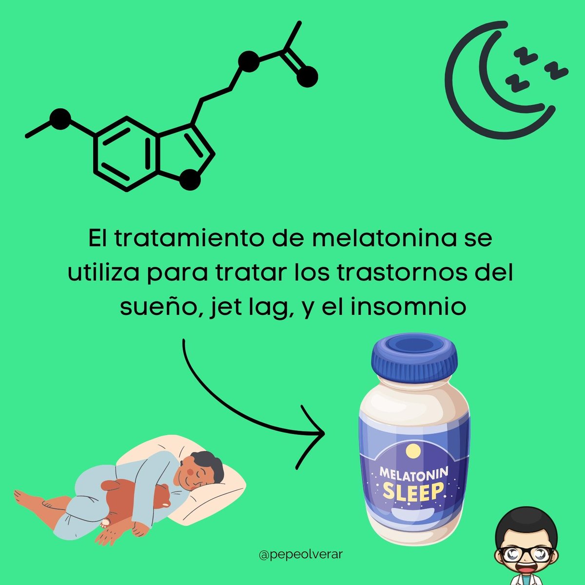 Pepeolverar's tweet photo. Conoce la melatonina 🥱💤 https://t.co/xdfkL8Uf9W