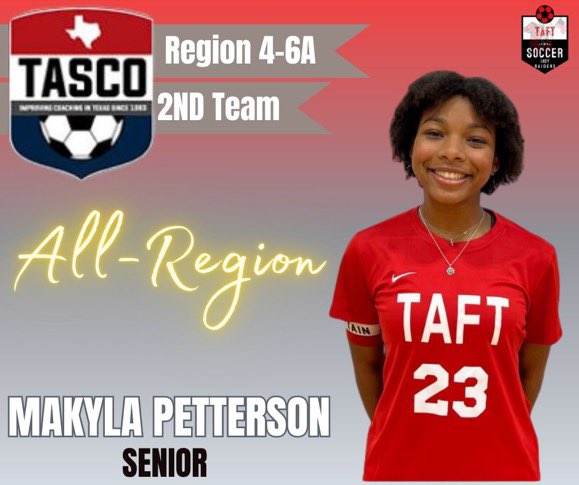 Thank you to <a href="/tascosoccer/">TASCO</a> for naming me as part of the 2nd team All Region. It’s truly an honor.